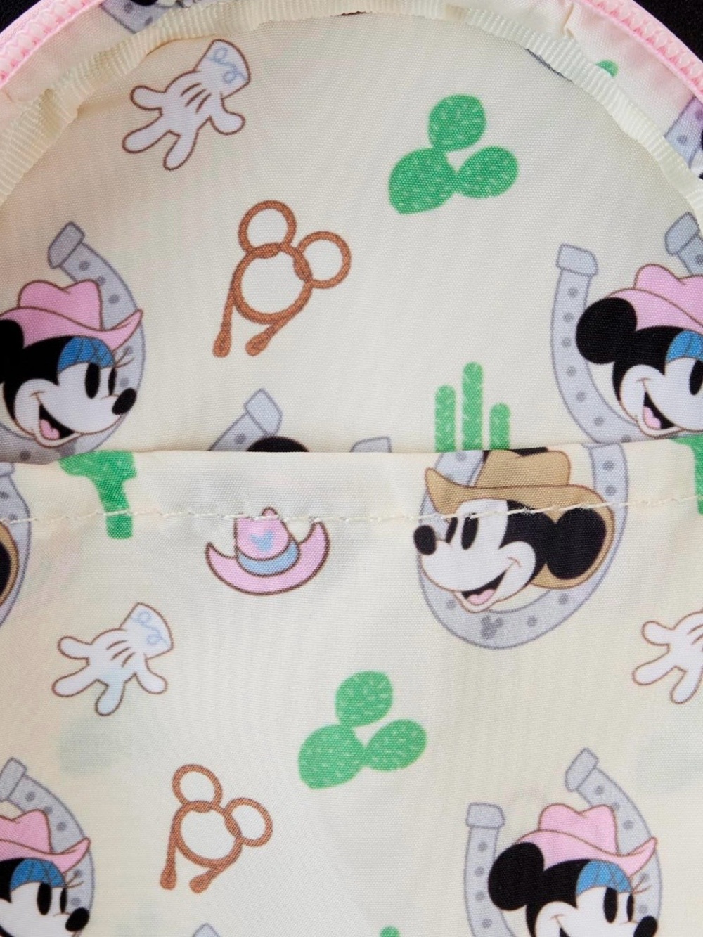 New! Loungefly Disney Western Minnie MINI Backpack Pencil Case NEW WITH TAGS NWT - Picture 10 of 10